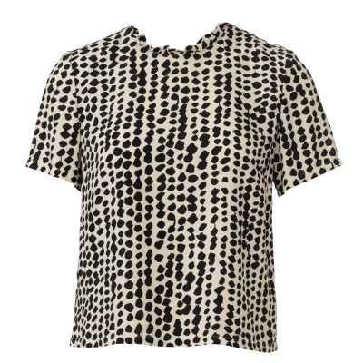 Střih Burda 6039, návod k šití: rovné šaty se skladem na zádech, halenka