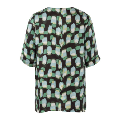 Střih Burda 6038, návod k šití: šaty se stahováním v pase, halenka