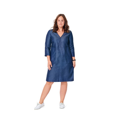 Střih Burda 6036, návod k šití: sportovní šaty s kapsami, volné šaty