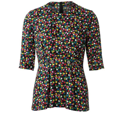 Střih Burda 6033, návod k šití: šaty s knoflíky a řasením, halenka