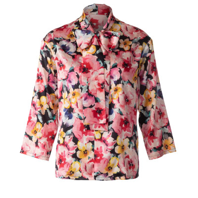 Střih Burda 6026, návod k šití: halenka s vázačkou