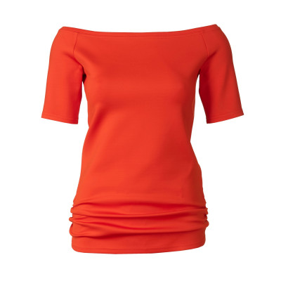 Střih Burda 6021, návod k šití: tričko se spadlými rameny