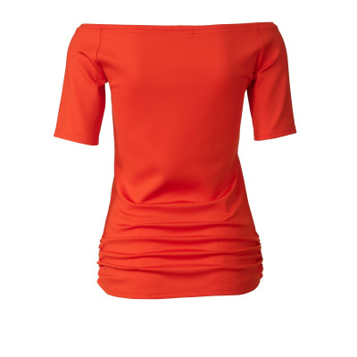 Střih Burda 6021, návod k šití: tričko se spadlými rameny