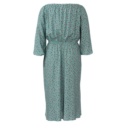 Střih Burda 6016, návod k šití: halenkové šaty s gumou v pase, halenka