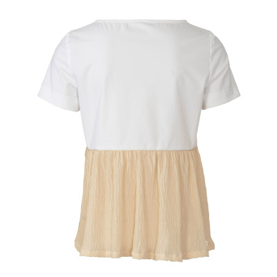 Střih Burda 6013, návod k šití: volné tričko, top s delším zadním dílem