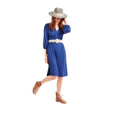 Střih Burda 6007, návod k šití: vzdušné šaty s gumičkou pod prsy