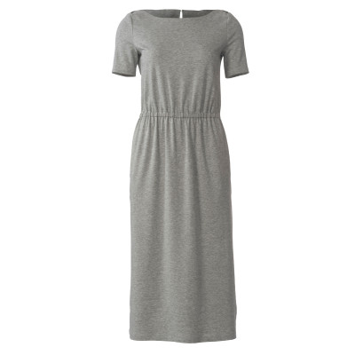 Střih Burda 6004, návod k šití: tričkové šaty s gumou v pase, overal