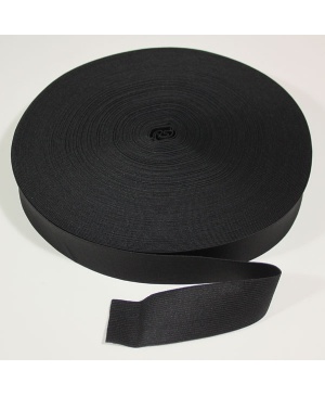 Pruženka prádlová pevná černá, šíře 40mm