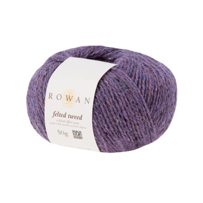 ROWAN Felted Tweed 50g fialová- amethyst
