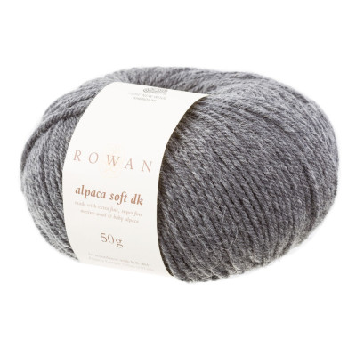 Alpaca Soft DK 50g šedá - Charcoal