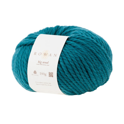 Big Wool 100g tyrkysová - Vert - 054