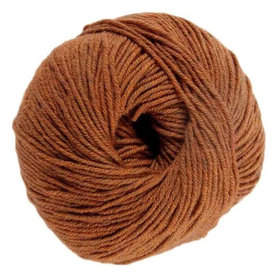 100% vlněná příze merino WOOLLY od DMC 50g, rezavý tvíd
