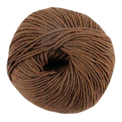 100% vlněná příze merino WOOLLY od DMC 50g, hnědý tvíd