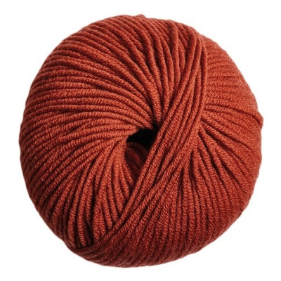 100% vlněná příze merino WOOLLY 5 od DMC 50g, rezavá