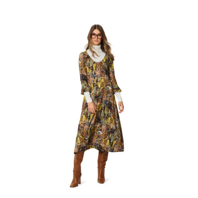 Střih Burda 5990, návod k šití: tričko, tričkové šaty, žerzejové šaty