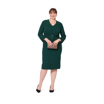 Střih Burda 5987, návod k šití: zvonové šaty, pouzdrové šaty