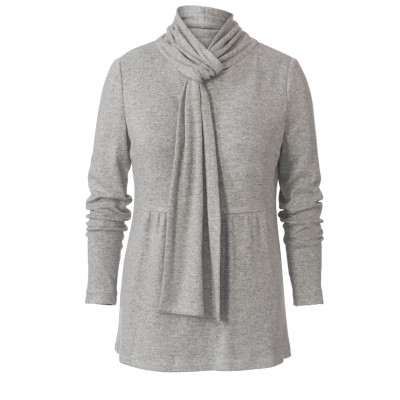 Střih Burda 5986, návod k šití: delší tričko s rolákem, tričkové šaty