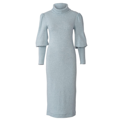 Střih Burda 5972, návod k šití: svetrové šaty s rolákem, rolák