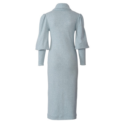 Střih Burda 5972, návod k šití: svetrové šaty s rolákem, rolák