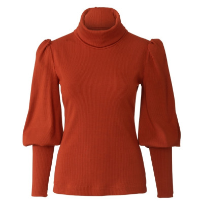 Střih Burda 5972, návod k šití: svetrové šaty s rolákem, rolák