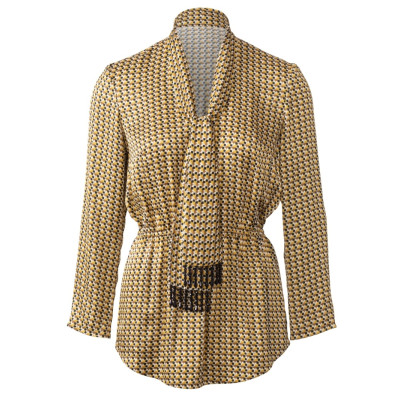 Střih Burda 5968, návod k šití: šaty se šálovým límcem, halenka