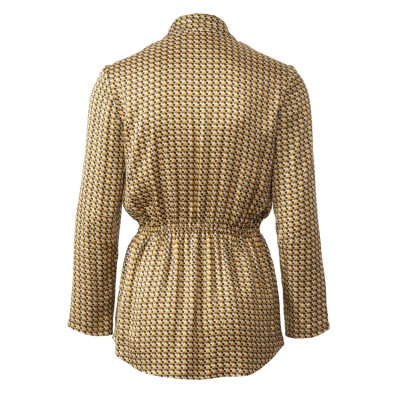 Střih Burda 5968, návod k šití: šaty se šálovým límcem, halenka