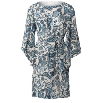 Střih Burda 5950, návod k šití: halenkové šaty s páskem, tunika, tričkové šaty