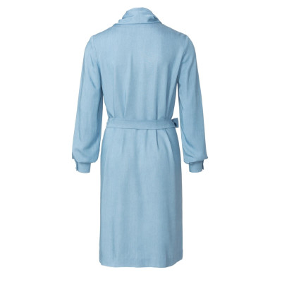 Střih Burda 5947, návod k šití: šaty se šálovým límcem, halenka