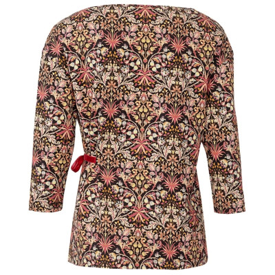 Střih Burda 5940, návod k šití: tričko se zavazováním na boku, mikina, svetr