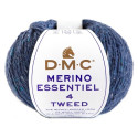 Tvídová příze s merino vlnou MERINO ESSENTIEL 4 TWEED od DMC 50g, modráhnědá